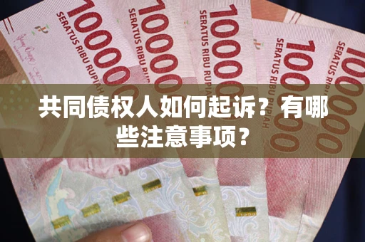 北京共同债权人如何起诉？有哪些注意事项？